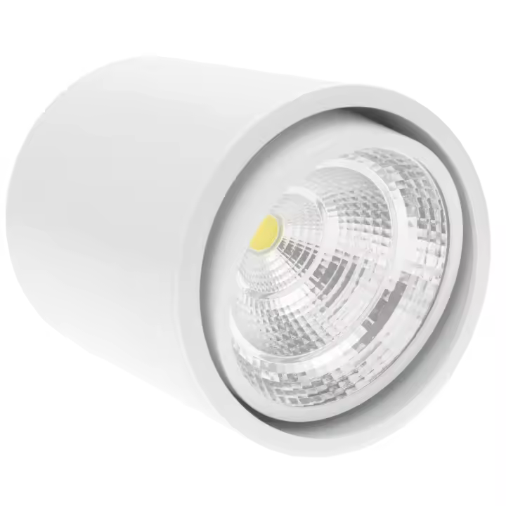 Foco LED de superficie Lámpara COB 5W 220VAC 6000K blanca 90mm - BeMatik - 1
