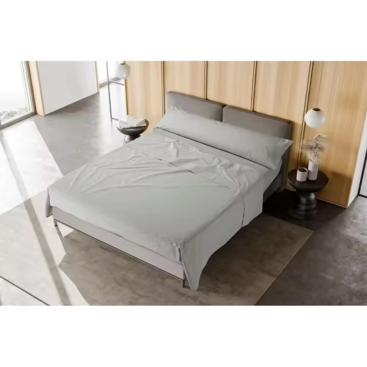 Juego de Sábanas de Tela, Modelo Q73, Color Beige, Mora - 1