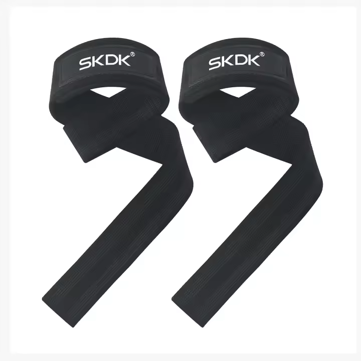 Correas de agarre de silicona antideslizantes (2/4/3 pares) para el aumento de pesas y entrenamiento de Manos, accesorios de fitness para peso muerto. - 1
