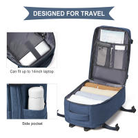 Mochila De Viaje Unisex Para Distancia Corta Avión Ryanair Equipaje De Mano 40x20x25 Con Compartment Para Laptop Mochila Escolar De Lona Nylon - details 3