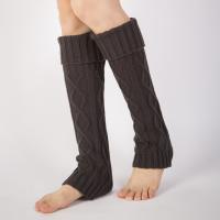 Calcetines De Piel De Lana Térmicos Para Mujer Calcetines De Invierno Vintage Tejidos a Mano Calientes Cubierta De Botas Longaños Para Damas - details 2
