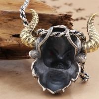 Collar De Cuerno De Toro Retro Y Domineante Para Hombres Accesorios De Motocicleta Punk Hip Hop Estilo Diabólico Y Cool - details 1