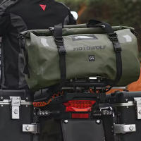 Bolsa De Pared Trasera Impermeable Para Motocicleta Viaje Exterior Equipaje Seco Bolsa De Manillar 40/66 Motorbike Luggage Backpack - details 26