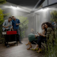 Lámpara Solar Exterior LED Para Jardín Con Sensor De Puerta Luz De Fosa Impermeable Para Navidad Y Decoración De Exteriores - details 12