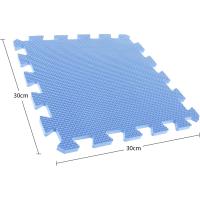 Pack 9 Baldosas EVA 30x30 cm – Alfombra Puzzle de Espuma Antigolpes, Suelo Protector Antideslizante y Aislante – Colores Rojo Claro, Azul, Verde y Amarillo O NEGRO – Ideal para Gimnasio, Juegos, Camping y Hogar - details 3
