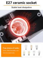 Lámpara De Pared LED Impermeable IP65 E27 Reemplazable Para Exterior Y Interior 3 Colores Para Jardín Puerta Balcón Dormitorio Sala De Estar - details 2