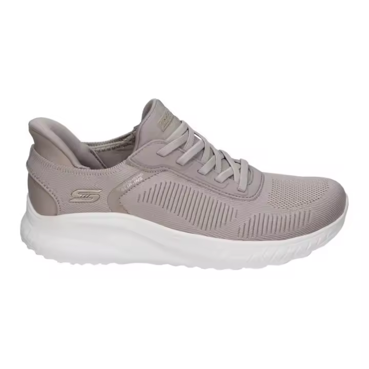 Zapatillas Rosas Skechers Skechers Slip-ins: BOBS Sport Squad Chaos Taupe con Plantilla de Amortiguación - 1
