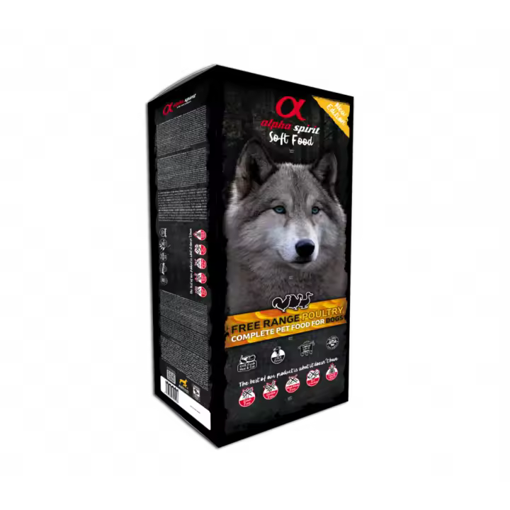 Alpha Spirit Alimento Semi-Húmedo Aves De Corral 9 Kg Comida Para Perros - 1
