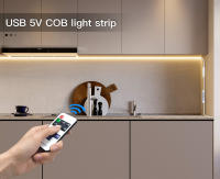 Tira De LED COB Flexible 5V Con Control Remoto RF Para Iluminación De Cocina Dormitorio Armario De Armario Sala De Estar Corte Cutfiable Y Dimmer - details 0