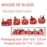 Adorno De Navidad De Tren De Madera/Plástico Decoración De Feliz Navidad Para El Hogar Regalos De Xmas 2023 Día De Año Nuevo 2024 - details 20