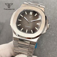 Reloj Automático Tandorio Cuadrado 40mm Para Hombre Acero Inoxidable NH35 Multicolor Dial Cristal De Zafiro Fecha Luminoso Mecánico De Pulsera - details 28