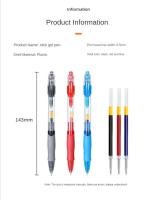 Juego De 13 Rotuladores Gel Retráctiles En Colores Negro/Rojo/Azul Para Escritura Suministros De Oficina Y Escuela Accesorios De Papelería - details 1