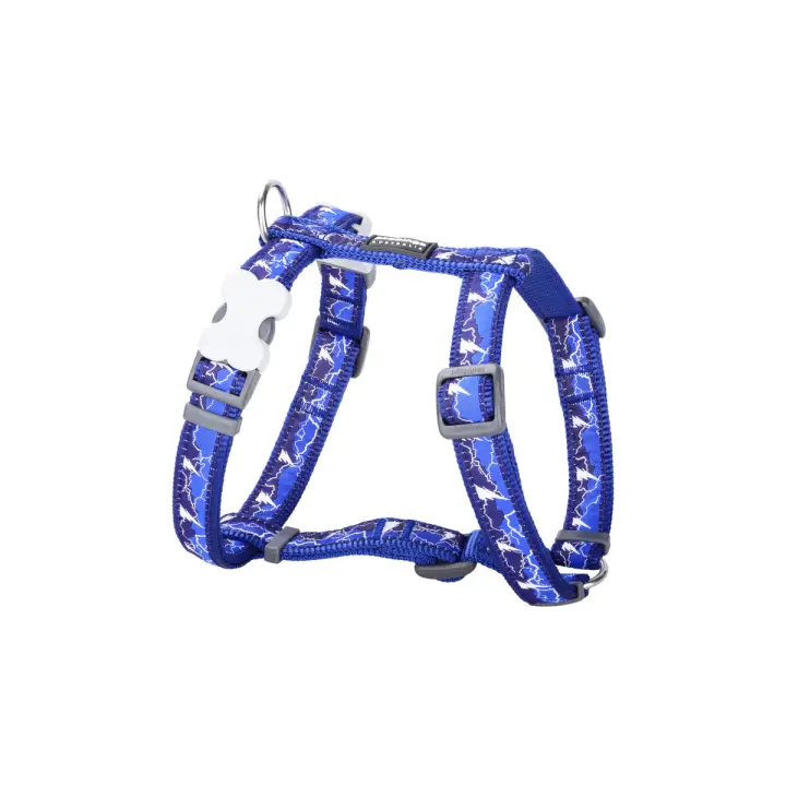 Arnés para Perro Red Dingo STYLE LIGHTNING 36-54 cm Azul marino 30-48 cm - 1