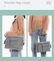 Bolsa De Diaper Para Carrito De Bebé Organizador De Almacenamiento Colgante Para Coche Bolsa De La Madre Con Botella De Viaje Accesorios Para Carrito De Bebé Tamaño Pequeño Material De Tela Cierre De Cremallera - details 6