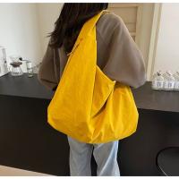 Bolso De Hombro Casual De Nylon Para Mujer Con Compartment Interior Bolsa De Compras Con Cierre De Cremallera Color Sólido Estilo Versátil - details 18