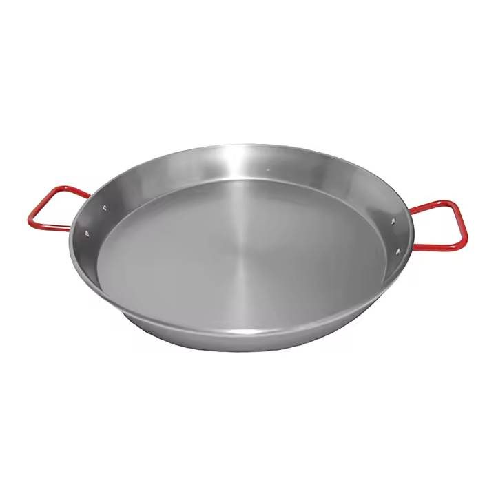 Paellera Valenciana Pulida de Hierro. 18 Tamaños Diferentes. Paella con Asas para Facilitar su Manejo y Agarre. Paellero Apto para Cocinar con Vitrocerámica, Gas o Leña. Ideal para Uso Doméstico u Hostelero. Bar, Restaurantes, Hoteles, Comercios - 1