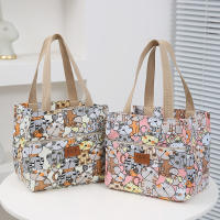 Bolsa De Almuerzo Grande Y Aislada Con Estampado De Dibujos Animados Bolso Termo Para Escuela Trabajo Viajes Y Picnics - details 1
