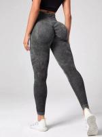 Leggings De Entrenamiento Con Scrunch Para Mujer Pantalones Levantador De Glúteos High Waisted Control Abdominal Tights De Yoga Y Gimnasio - details 4