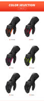 Guantes De Motocicleta Impermeables Y Antideslizantes Para Ciclismo Multicolor Accesorios De Equipamiento De Motocicleta Transpirables Para Hombre Y Mujer - details 6