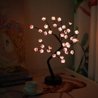 Lámpara De Noche LED Árbol De Navidad 108 LEDs Táctil Decoración De Fiesta De Boda Para Dormitorio Con Guirnalda De Hadas - details 10