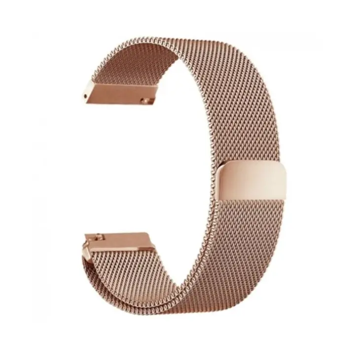 IMATICA LOS PALACIOS - Correa Reloj Xiaomi Amazfit GTS 20mm Oro Rosa Repuesto de Correa Metal Cierre Imán - 1