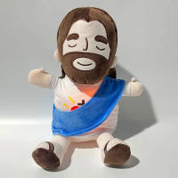 Muñeco De Peluche Jesús Para Bebés Con Música Y Cuatro Niveles De Ajuste Alivio De Respiración Juguete De Compañía Para Dormir Regalos De Navidad Para Niños - details 4
