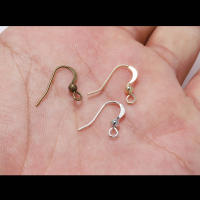 100Pcs Gancho Para Pendientes De 19*18mm En Oro Y Bronce Clavos Para Manualidades De Joyería DIY Componentes De Enlaces Para Oídos - details 13