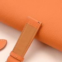 Correa De Reloj Retro De Cuero Genuino Naranja Verde Universal Para Hombres Y Mujeres Con Cierre Rápido Reemplazable 18/20/22mm Ancho Para Relojes Tradicionales - details 4