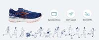 Zapatos Casual Para Hombre Brooks Glycerin 20 Suela Antideslizante Mesh Almohadillado Respondiente Para Cada Pasos - details 2