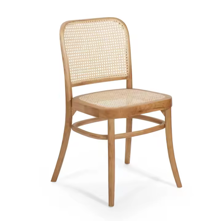 Lúzete - Silla Hannah Madera Natural Rattan  Madera Y Rattan Natural - 1