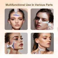 Masajeador De Lifting Facial Y Cuello EMS Con Luz Roja LED Teoría De Photon Antiarrugas Rejuvenecimiento De La Piel Ajuste De Doble Mentón - details 7