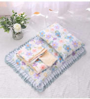 Cama De Gato Con Almohada Universal Tres Piezas Nest Princesa Para Perro Almohadilla De Mascota Cama De Dormir Para Gato Pequeño Y Mediano Mantel Para Mascota - details 6
