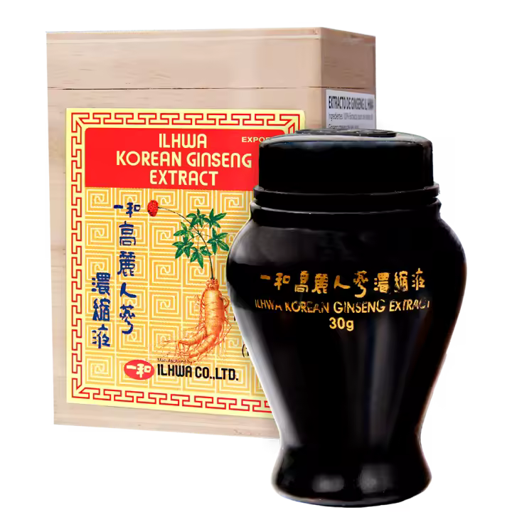Extracto Puro de Ginseng Coreano Ilhwa  Para Té Relajante y Revitalizante  Refuerza Sistema Inmunológico, Energía y Circulación Sanguínea  Marca IL HWA - 1