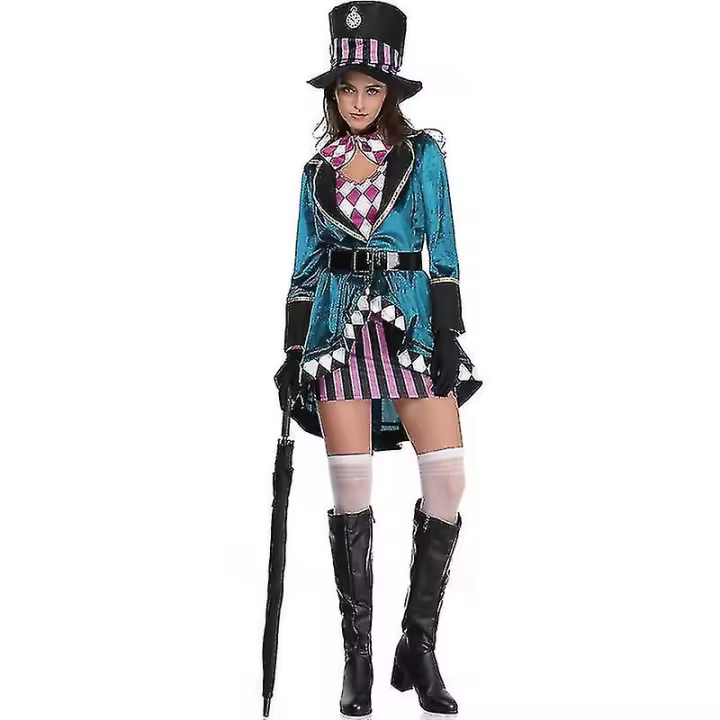 Disfraz de Halloween para mujer, encantador Sombrero Loco - 1