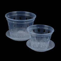 Maceta De Flor Transparente Con Agujeros Para Orquídea Y Jardín 1 Pieza Accesorios De Maceta De Plástico Moderno Perforado Para Ventilación - details 5