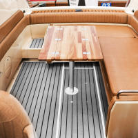 Piso De Barco Autoadhesivo EVA Espuma 2.4m Antideslizante Tapete Marítimo De Falso Teak Para RV Yate Kayak Matriz Marina - details 6