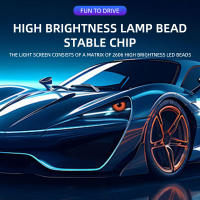 Luz De Ojo Diabólico Para Coche Modificación LED Animación Blinking Programable DIY Patrón De Pantalla Pixel Demonio - details 2