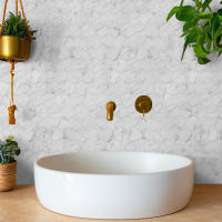 Pegatina De Pared 3D Falsa Drip Tile Autoadhesiva Kuujojo Para Cocina Sala De Estar Y Baño Fácil De Quitar Tamaño 12x12 Pulgadas - details 21