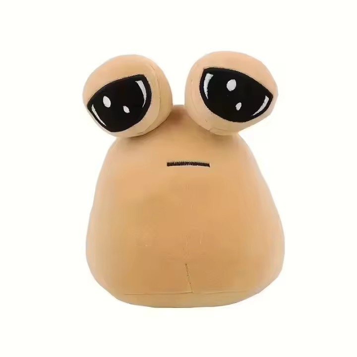 Maw Pou Peluche Juguetes Anime Juego Kawaii Dibujos Animados Mi Mascota Alienígena Pou Butter Almohada Suave Regalo De Cumpleaños De Navidad Para Niños - 1