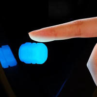 10Pcs Tapones De Válvula Luminosos Azules Para Coche Motocicleta Bicicleta Decoración De Neumáticos Y Eje Capas De Válvula De Térmica ABS - details 5