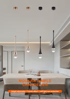 Lámpara De Techo LED Para Decoración De Hogar Lámpara De Cristal Para Sala De Estar Y Comedor Iluminación Moderna - details 0