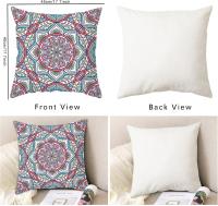 Juego de 4 Fundas Cojines 45x45 cm Boho Geométricas Funda Almohada Decorative Cojin Cuadrada para Sala Estar Dormitorio Oficina Decorativos Automóviles - details 1