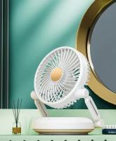 Ventilador de Mesa, Oscilación Automática de 120°, Iluminación LED, Ventilador Silencioso USB, Adecuado para el Hogar, Oficina, Dormitorio - details 6