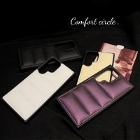 Funda De Lujo Para Samsung S25 S24 S23 S22 Ultra plus Funda De Piel Suave Con Abrigo De Pluma Silicona Para Galaxy S25+ - details 0