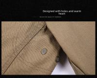 Chaqueta De Moda Para Hombres Primavera Otoño Slim Casual Negocios Elegante Suits Tops De Algodón Y Poliéster Cierre Único - details 4