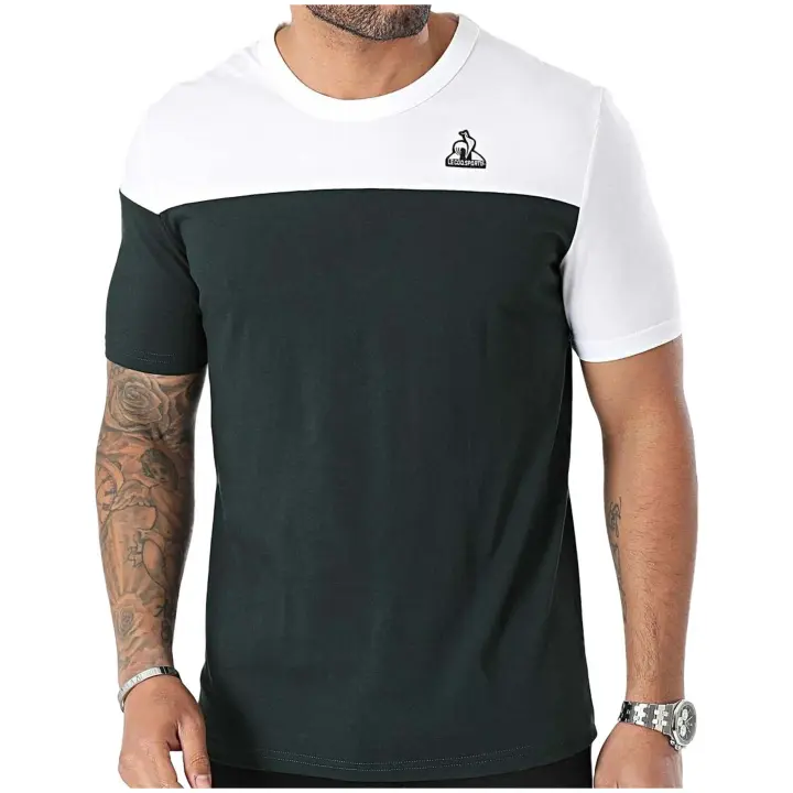 Camiseta Manga Corta marca Le Coq Sportif modelo 2410644 para hombre en color blanco - 1