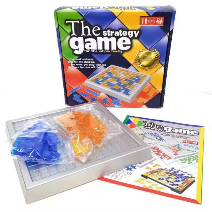 Juego De Estrategia Divertido Blokus Tablero De Ajedrez Para Niños Juguetes Familiar Para El Desarrollo De Habilidades Regalos Educativos - 1