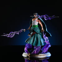 Figura De Acción Anime Roronoa Zoro Con Tres Espadas 20cm Estatua De Manga Colección Modelo Juguete Para Niños - details 1