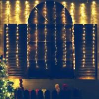 Luces De Cortina Solar De 100 LED Para Exteriores Resistente Al Agua Con Hilo De Cobre Plata 8 Modos Luz De Hada Para Decoración De Hogar Y Fiesta Navideña - details 4