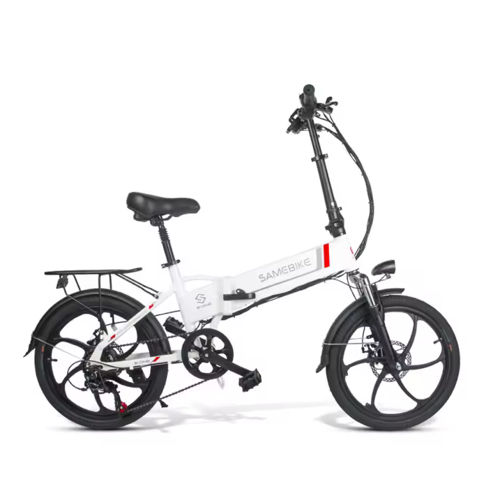Samebike 20lvxd30 Bicicleta Eléctrica plegable Hub Motor de 20 pulgadas Baría extrable 48v10.4ah - 1
